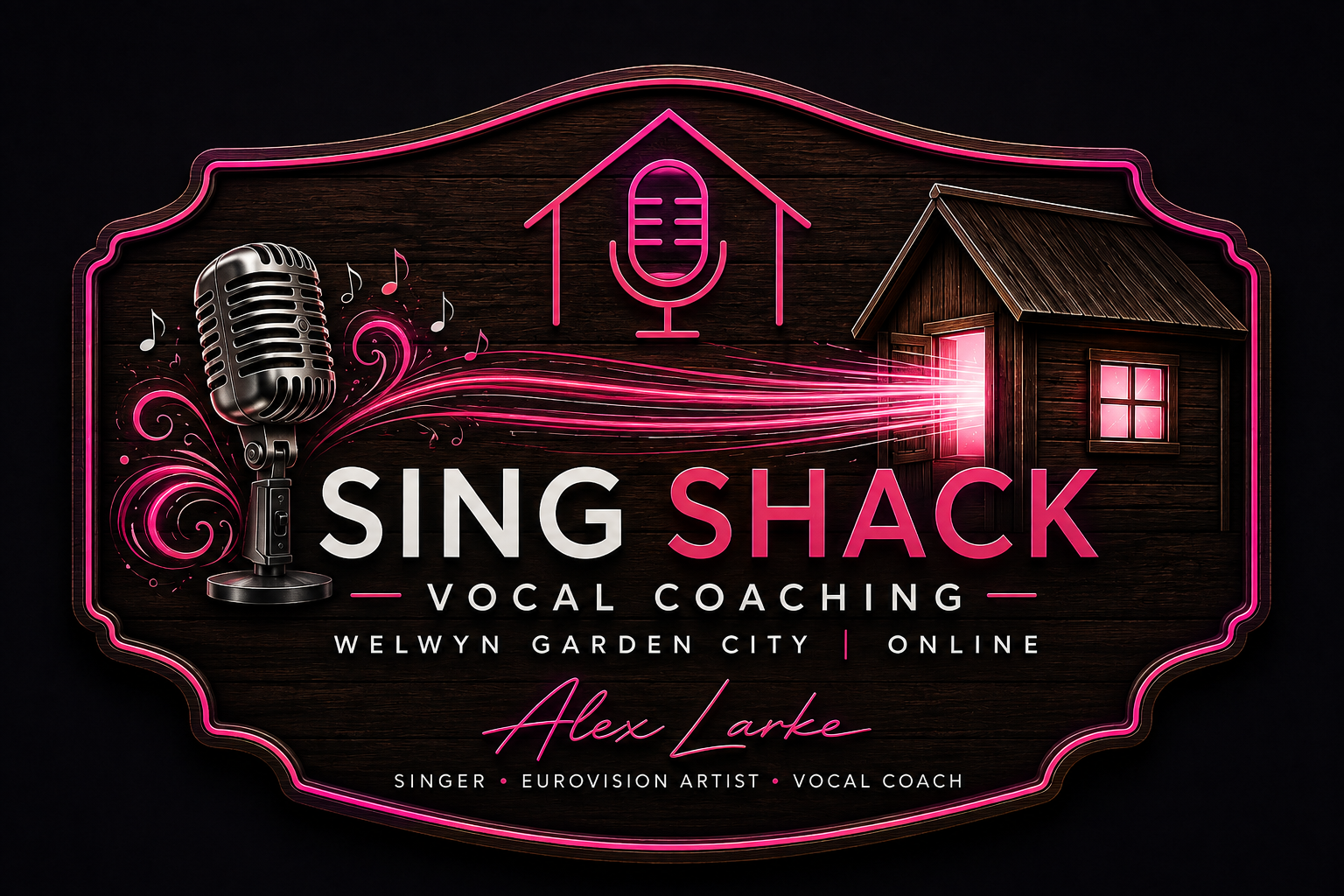Sing Shack Vocal Coaching, Welwyn Garden City and online, with Alex Larke
